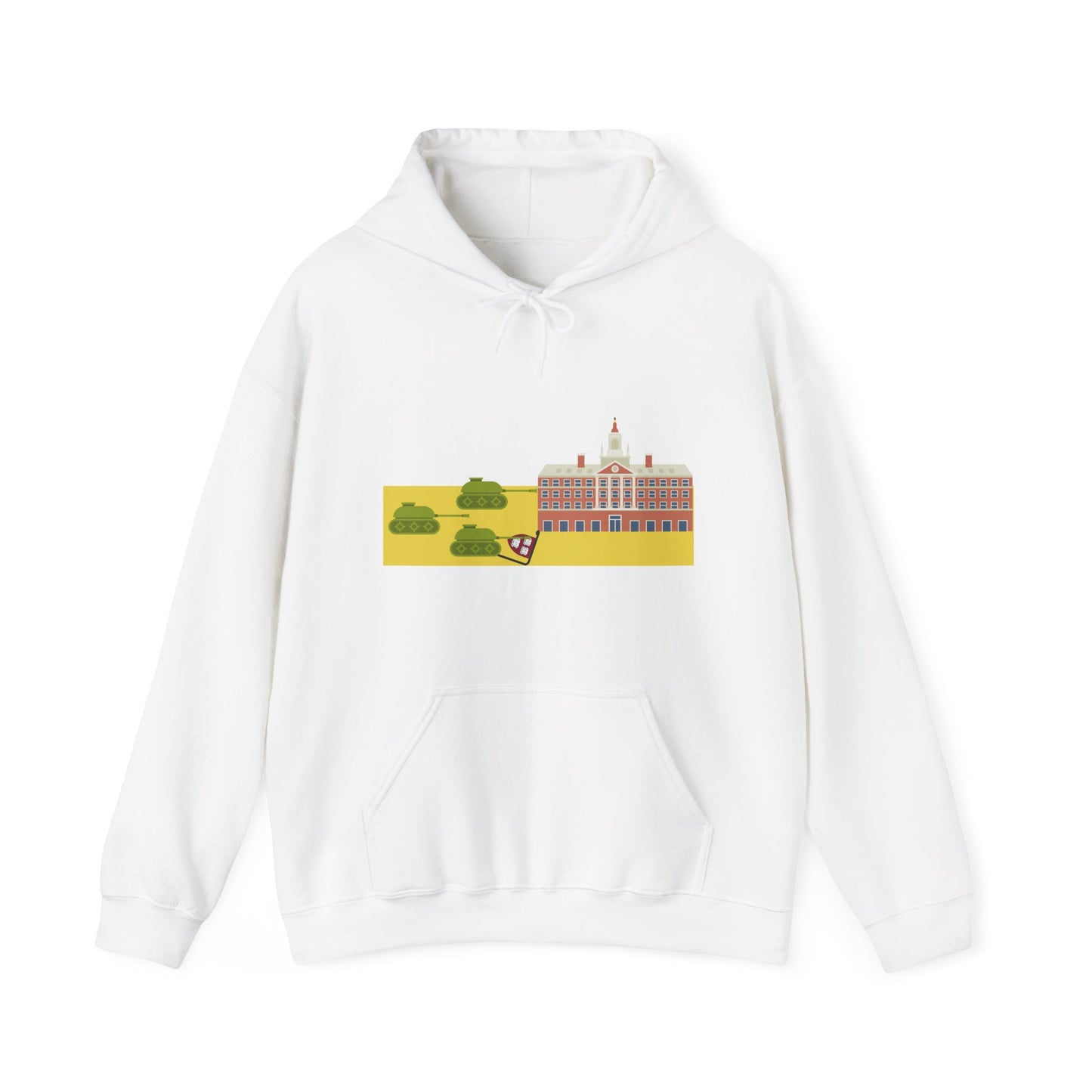 Tanks In Harvard Yard Graphic Hoodie