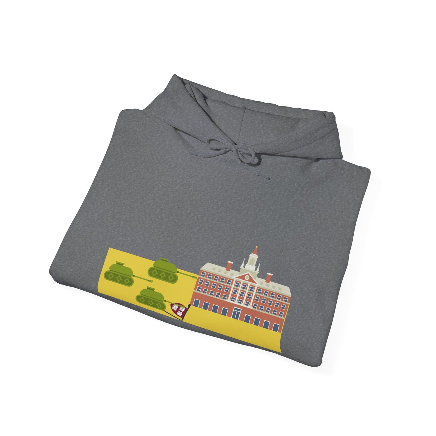 Tanks In Harvard Yard Graphic Hoodie