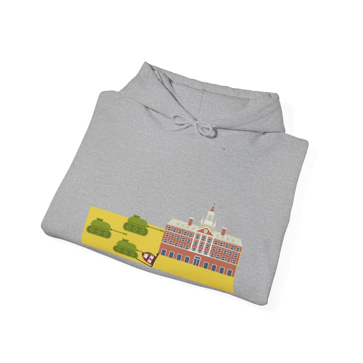 Tanks In Harvard Yard Graphic Hoodie