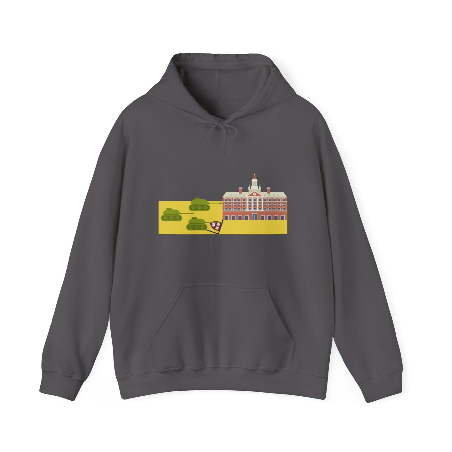 Tanks In Harvard Yard Graphic Hoodie